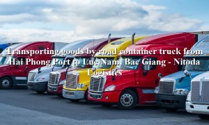 Prestigious road freight service Hai Phong Port - Luc Nam, Bac Giang