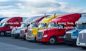 Inland container shipping service Luong Son, Hoa Binh - Hai Phong Port