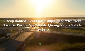 Transportation service by domestic container truck from Tien Sa Port - Nui Thanh, Quang Nam