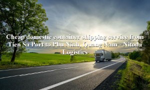 Prestigious domestic container transport service Tien Sa Port - Phu Ninh, Quang Nam