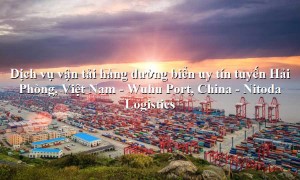 Dịch vụ vận tải hàng tuyến Hải Phòng, Việt Nam - Wuhu Port, China