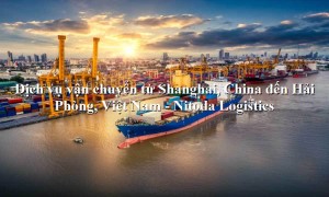 Dịch vụ vận tải giá rẻ tuyến Shanghai, China đến Hải Phòng, Việt Nam