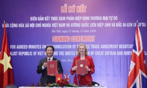 Việt Nam - Anh chính thức ký kết Hiệp định thương mại tự do