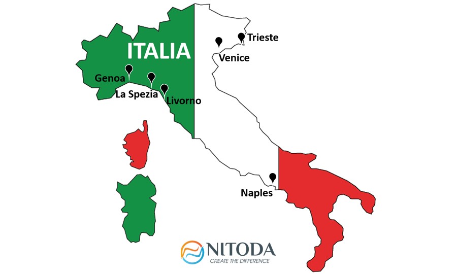 Danh sách cảng biển tại Ý (Italia)