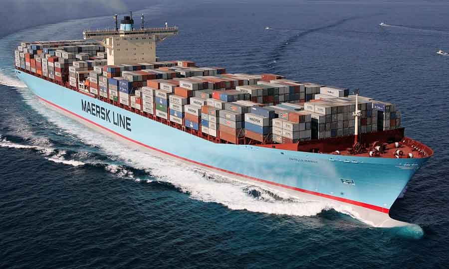 Tàu Maersk Eindhoven bị mất 260 container do thời tiết khắc nghiệt trên Thái Bình Dương
