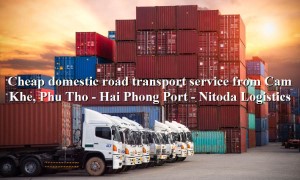 Line freight service Cam Khe, Phu Tho - Hai Phong Port