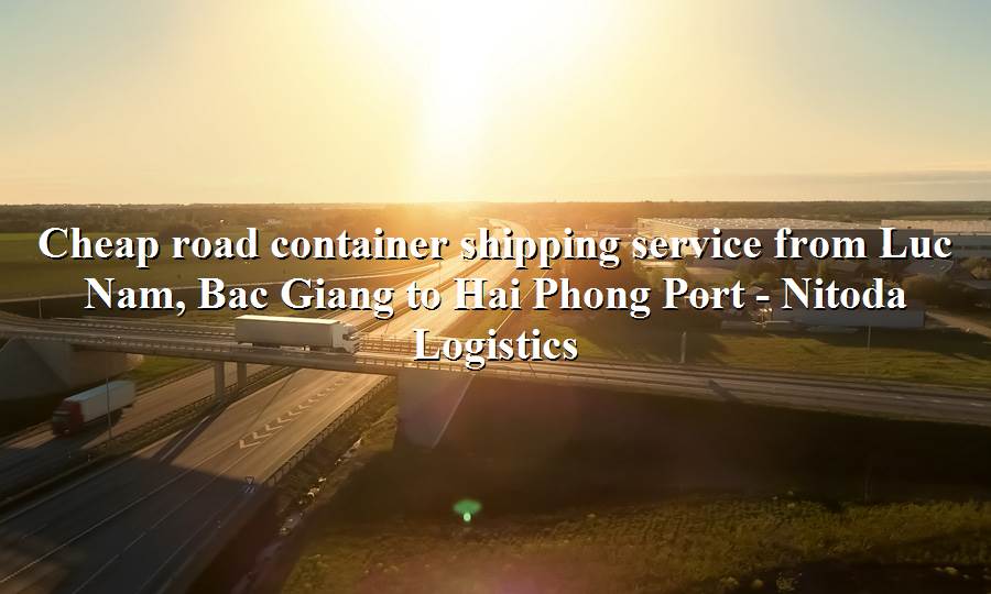 Cheap domestic shipping service from Luc Nam, Bac Giang - Hai Phong Port