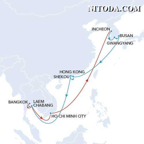 NKT service (New-Korea-Thailand) - CNC line