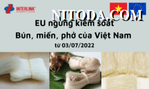 EU NGỪNG KIỂM SOÁT AN TOÀN THỰC PHẨM KHẨN CẤP BÚN MIẾN PHỞ VIỆT NAM 