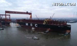 Tàu container lớn nhất thế giới MSC Irina và MSC Loreto của MSC được hạ thủy