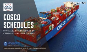 COSCO cập nhật lịch tàu Việt Nam - Nam Mỹ & Châu Phi trong Tháng 4-2023