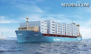 Maersk đặt đóng mới thêm sáu tàu continer chạy bằng nhiên liệu metanol